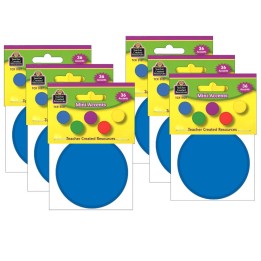 Teacher Created Resources® Colorful Circles Mini Accents, 36 Per Pack, 6 Packs