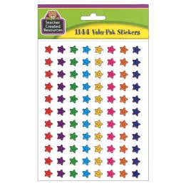 Teacher Created Resources® Mini Smiley Stars Valu-Pak Stickers, Pack of 1144
