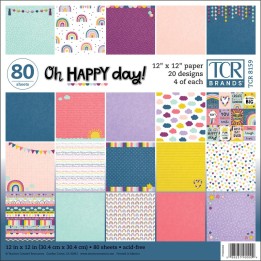 Teacher Created Resources® Oh Happy Day Project Paper, 12" x 12", 80 Sheets