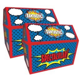 Teacher Created Resources® Superhero Chest, Pack of 2