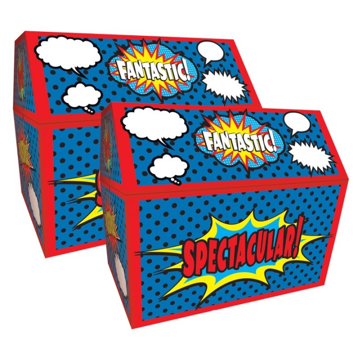 Teacher Created Resources® Superhero Chest, Pack of 2