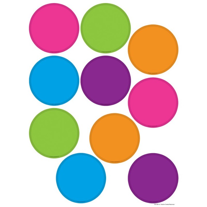 Teacher Created Resources® Bright Circles Accents, Pack of 30