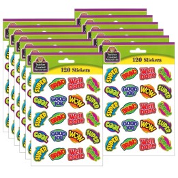 Teacher Created Resources® Positive Words Stickers, 120 Per Pack, 12 Packs