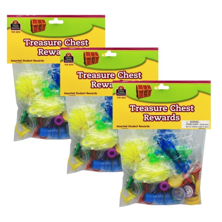 Teacher Created Resources® Treasure Chest Rewards, 28 Per Pack, 3 Packs