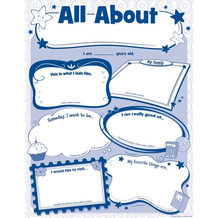 Teacher Created Resources® All About Me Poster Pack, Pack of 32
