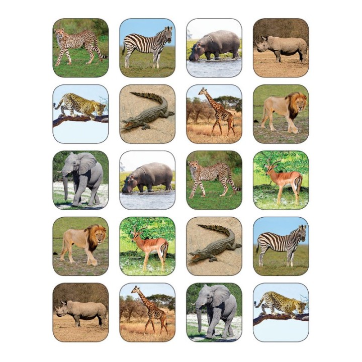Teacher Created Resources® Safari Animals Stickers, Pack of 120