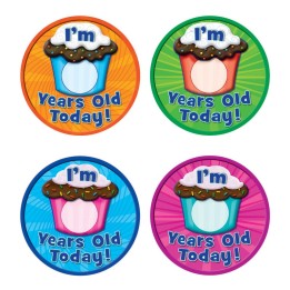 Teacher Created Resources® I Am __ Years Old Today WearEm Badges