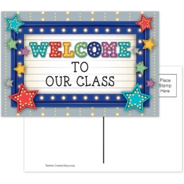Teacher Created Resources® Marquee Welcome Postcards, Pack of 30