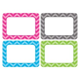 Teacher Created Resources® Chevron Name Tags, Multi Pack, Pack of 36