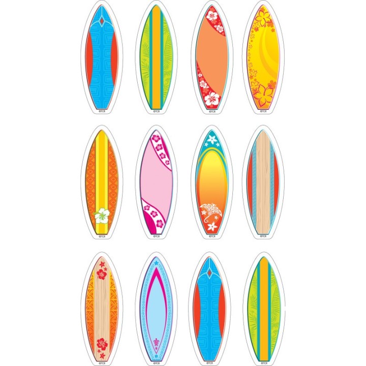 Teacher Created Resources® Surfboards Mini Accents, Pack of 36