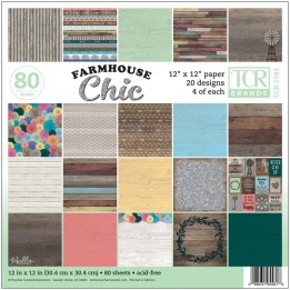 Teacher Created Resources® Farmhouse Chic Project Paper, 12" x 12", 80 Sheets