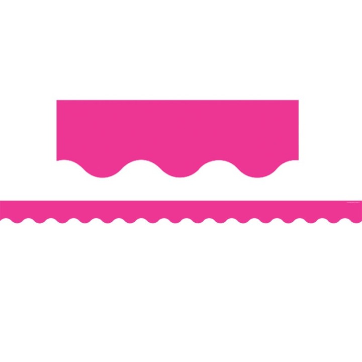 Teacher Created Resources® Hot Pink Scalloped Border Trim, 35 Feet