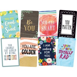Teacher Created Resources® Encouragement Cards, 2-3/16" x 3-1/2", Pack of 42