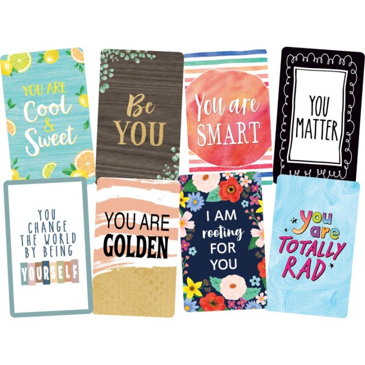 Teacher Created Resources® Encouragement Cards, 2-3/16" x 3-1/2", Pack of 42