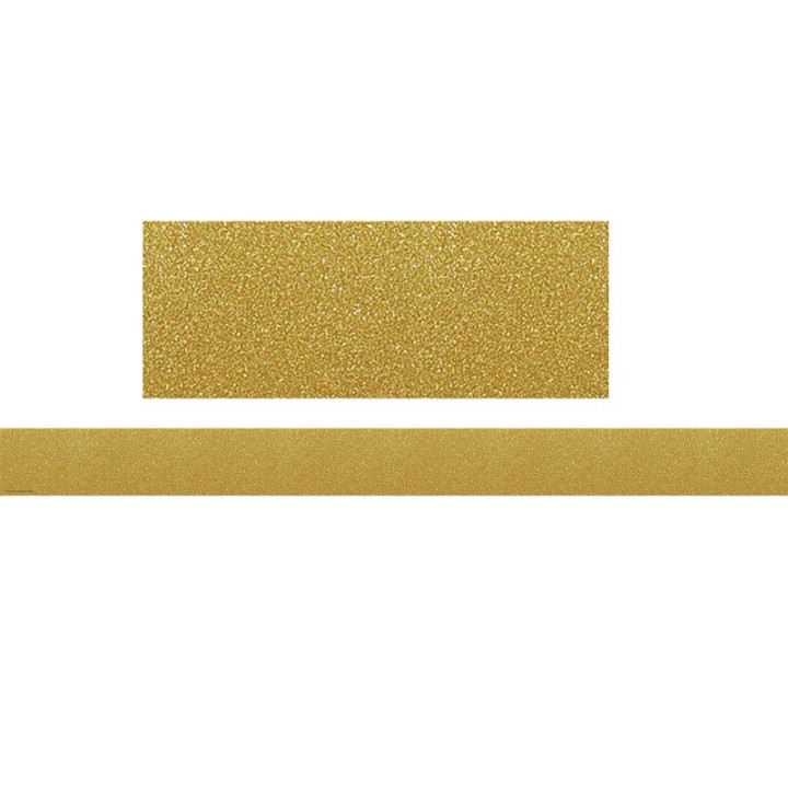 Teacher Created Resources® Confetti Gold Straight Border Trim, 35 Feet