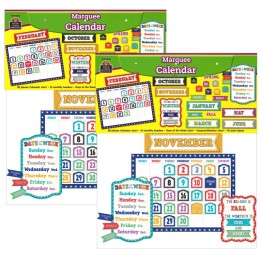 Teacher Created Resources® Marquee Calendar Bulletin Board Set, 2 Sets