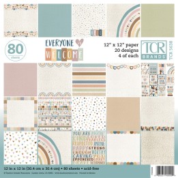 Teacher Created Resources® Everyone Is Welcome Project Paper Book, 12" x 12", 80 Sheets
