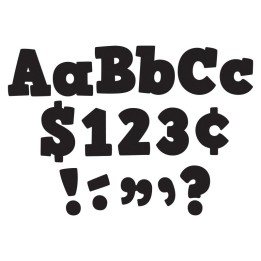 Teacher Created Resources® Black Bold Block 4" Letters Combo Pack