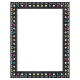 Teacher Created Resources® Chalkboard Brights Computer Paper, 50 Sheets