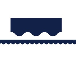 Teacher Created Resources® Navy Scalloped Border Trim, 35 Feet