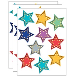 Teacher Created Resources® Marquee Stars Accents, 30 Per Pack, 3 Packs