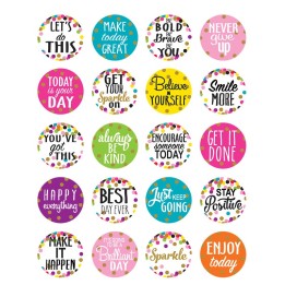 Teacher Created Resources® Confetti Words to Inspire Stickers, Pack of 120