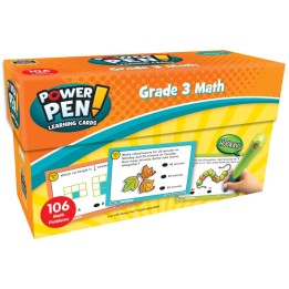 Teacher Created Resources® Power Pen® Learning Cards: Math Grade 3