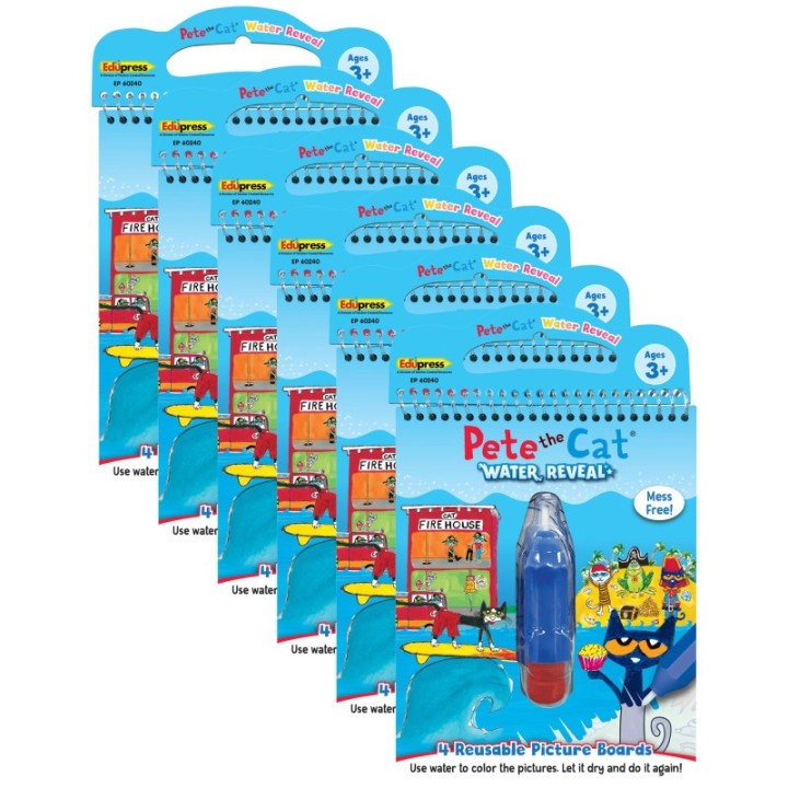 Teacher Created Resources® Pete The Cat Water Reveal, 6 Sets