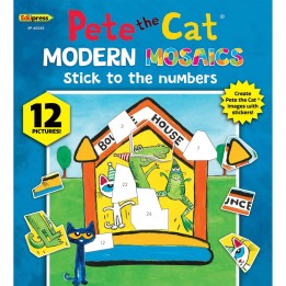 Teacher Created Resources® Pete The Cat Modern Mosaics Stick to the Numbers