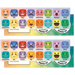 Teacher Created Resources® Social-Emotional Mood Meters, 11-1/2" x 3-1/2", 36 Per Pack, 2 Packs