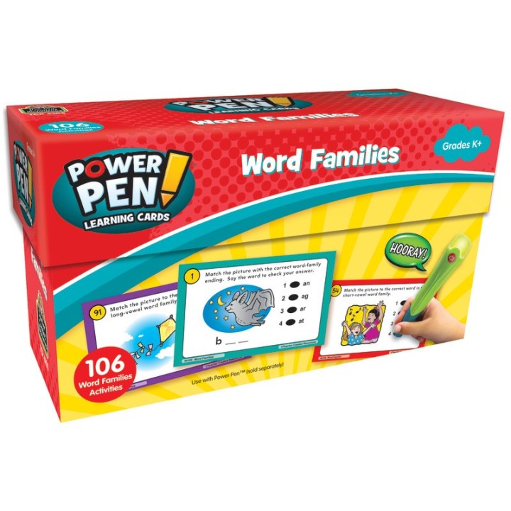 Teacher Created Resources® Power Pen™ Learning Cards: Word Families