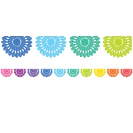 Teacher Created Resources® Colorful Fiesta Die-Cut Border Trim, 35 Feet