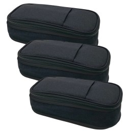 Teacher Created Resources® Black Pencil Case, Pack of 3