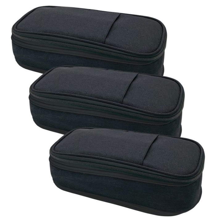 Teacher Created Resources® Black Pencil Case, Pack of 3