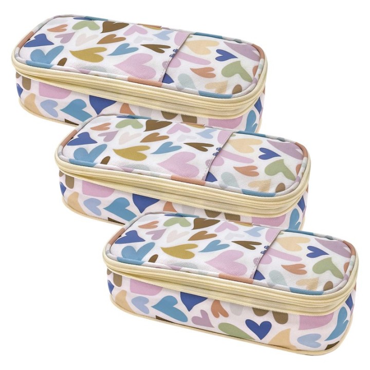 Teacher Created Resources® Hearts Pencil Case, Pack of 3