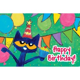 Teacher Created Resources® Pete The Cat Happy Birthday Postcards, Pack of 30