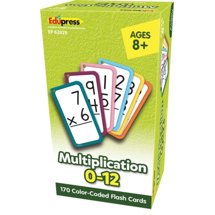 Edupress™ Multiplication Flash Cards - All Facts 0-12
