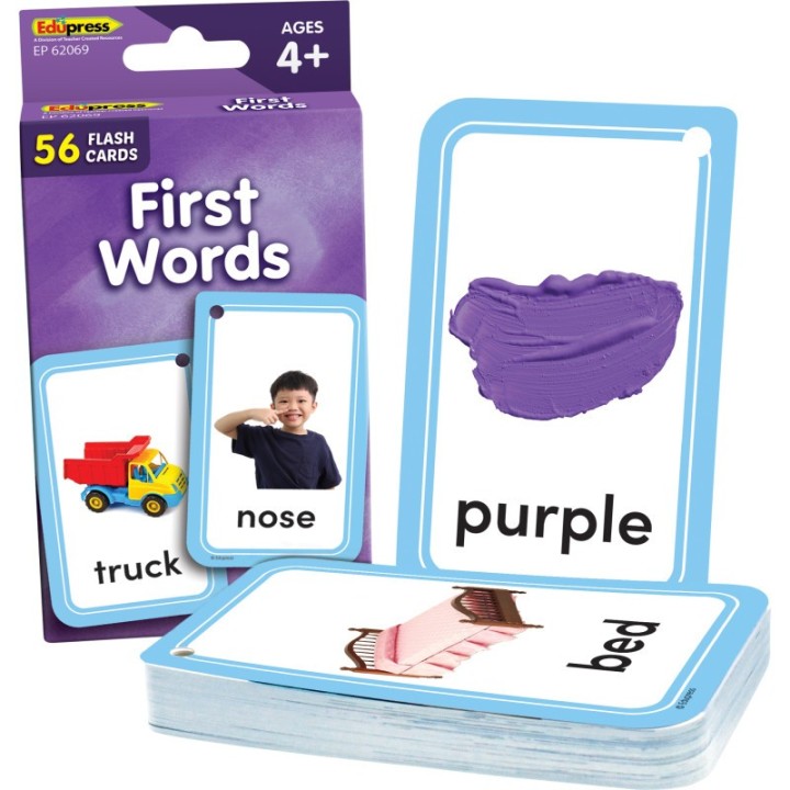 Teacher Created Resources® First Words Flash Cards