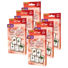 Edupress™ Go Fish: Life Cycles Flash Cards, 6 Packs