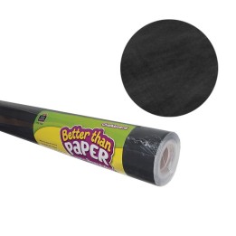 Teacher Created Resources® Better Than Paper® Bulletin Board Roll, 4' x 12', Chalkboard, 4 Rolls