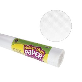 Teacher Created Resources® Better Than Paper® Bulletin Board Roll, 4' x 12', White, 4 Rolls