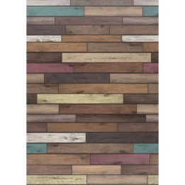 Teacher Created Resources® Better Than Paper® Bulletin Board Roll, 4' x 12', Reclaimed Wood Design, 4 Rolls