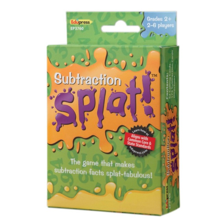 Edupress™ Subtraction Splat!™ Card Game