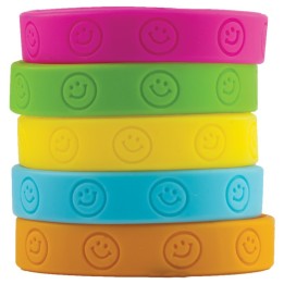 Teacher Created Resources® Happy Faces Wristbands, Pack of 10