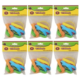 Teacher Created Resources® Happy Faces Wristbands, 10 Per Pack, 6 Packs