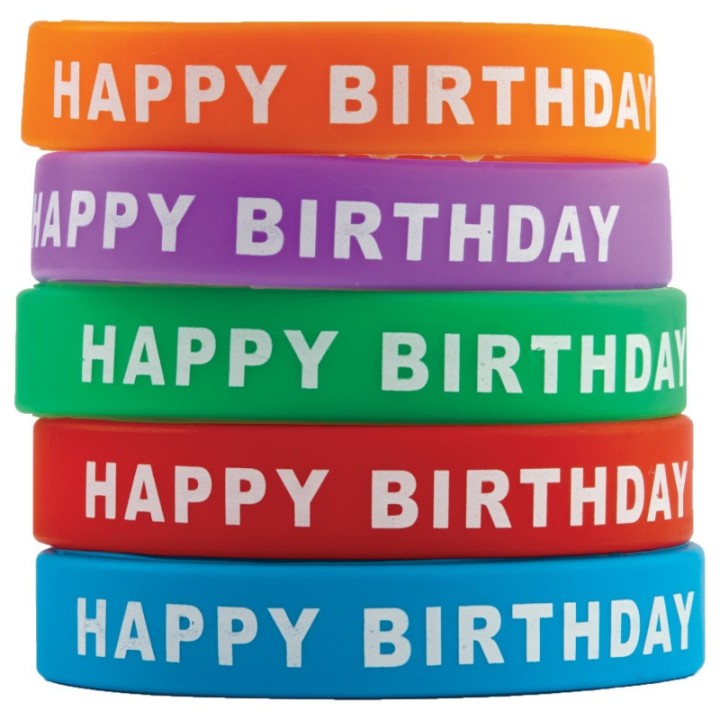 Teacher Created Resources® Happy Birthday Wristbands, Pack of 10