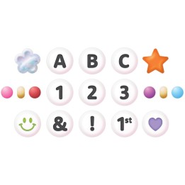 Teacher Created Resources® Friendship Beads Circle Letters, 445 Pieces