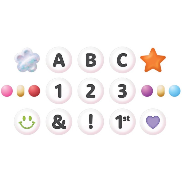 Teacher Created Resources® Friendship Beads Circle Letters, 445 Pieces