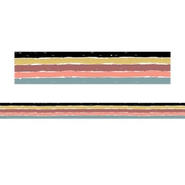 Teacher Created Resources® Wonderfully Wild Stripes Straight Border Trim, 35 Feet