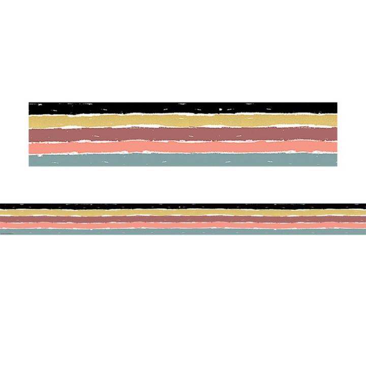 Teacher Created Resources® Wonderfully Wild Stripes Straight Border Trim, 35 Feet